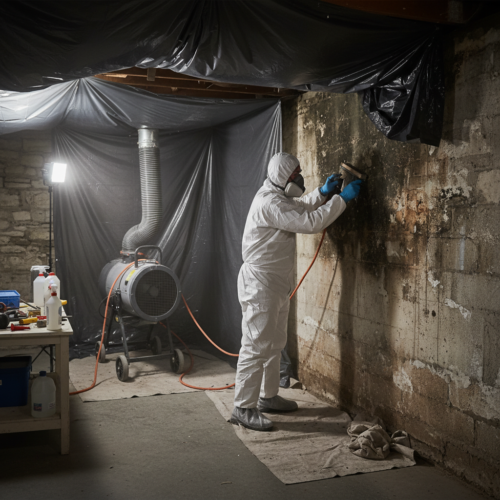 Basement Mold Removal in Fort Worth
