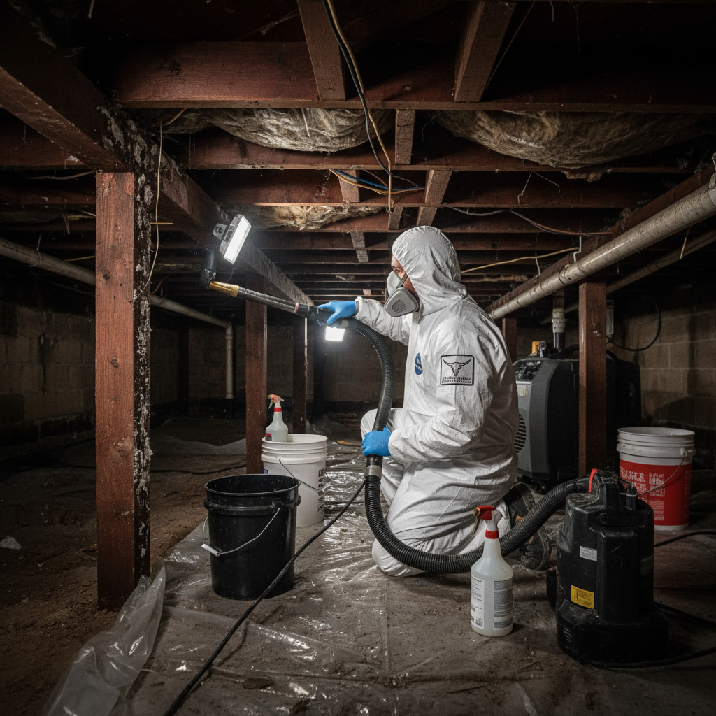 Crawl Space Mold Remediation